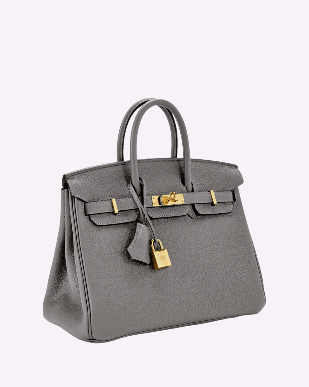 Camille - Classic Structured Handbag with Lock Detail