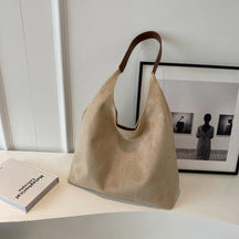 Harper - Soft Suede Tote Bag