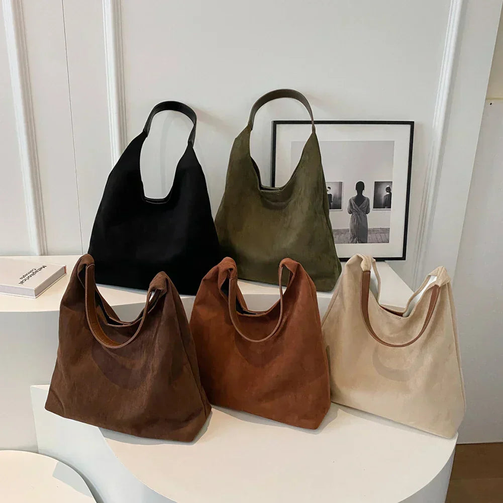 Harper - Soft Suede Tote Bag