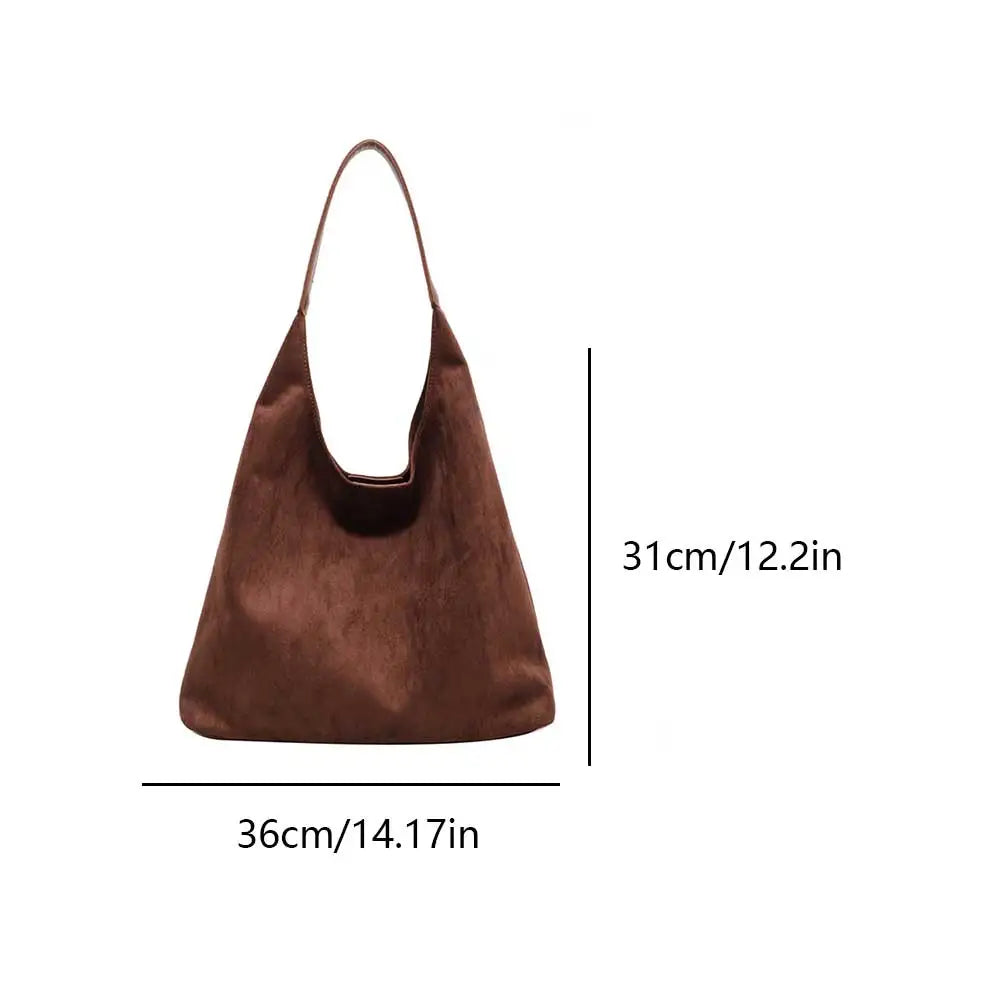 Harper - Soft Suede Tote Bag